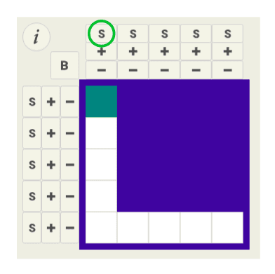 Change column to sashing column